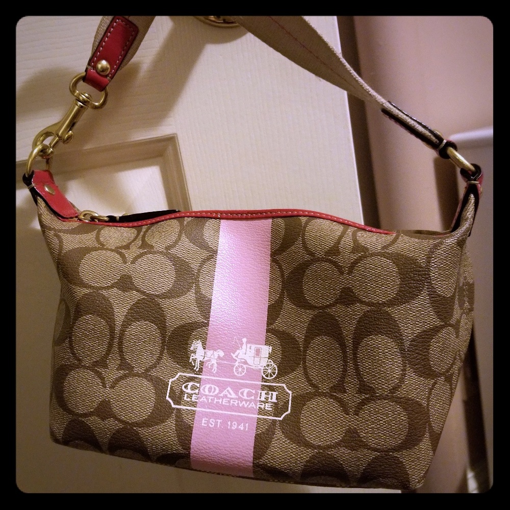 Coach small barrel bag